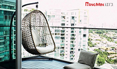 Cách thiết kế ban công phù hợp với lan can sắt