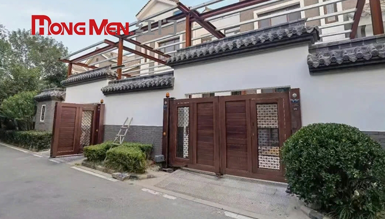 Cổng nhôm đúc HongMen: An toàn, bền bỉ và thẩm mỹ cao
