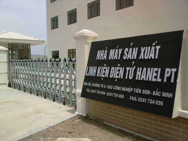 Công ty Cổ Phần Sản Xuất Gia Công và XNK Hanek - Bắc Ninh