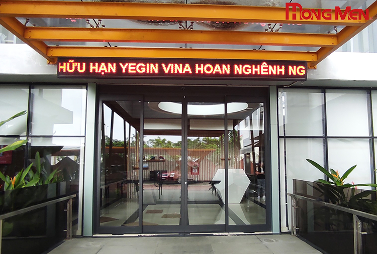 CÔNG TY TNHH CÔNG NGHIỆP YEGIN VINA