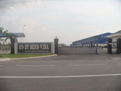 Công Ty TNHH DY BEND VINA - KCN VSIP II - Bình Dương