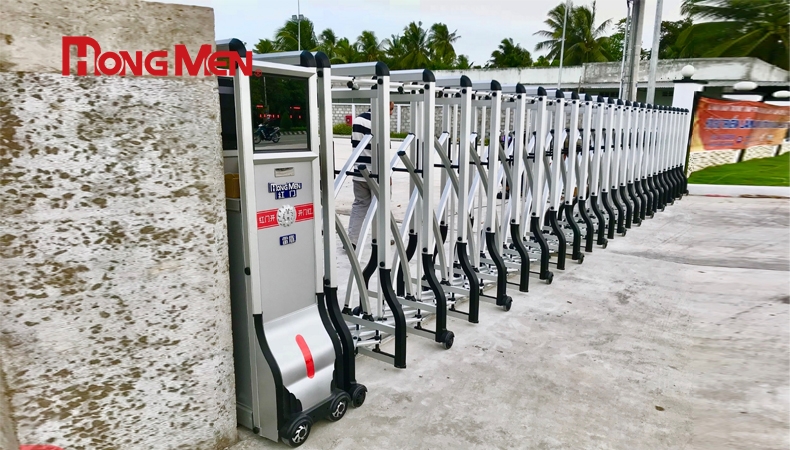 Cổng xếp có ray và không ray được phân loại như thế nào