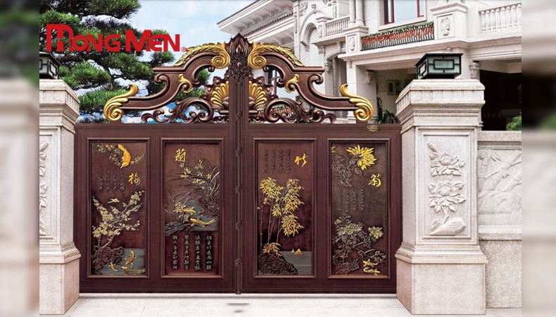 Hiện tượng cổng đúc đồng dậy sóng, liệu có tốt hơn cổng nhôm đúc?