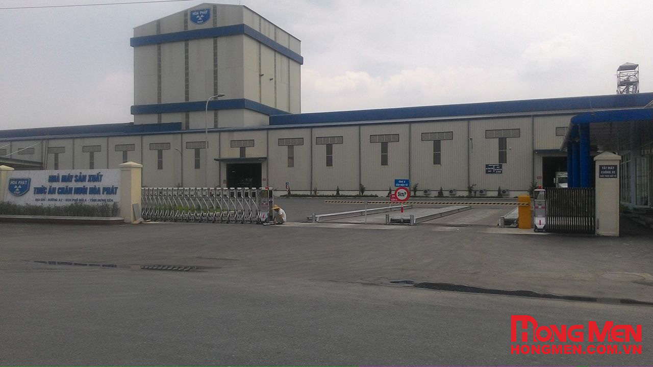 Lắp đặt cổng xếp, barrier - Nhà Máy Hòa Phát Hưng Yên