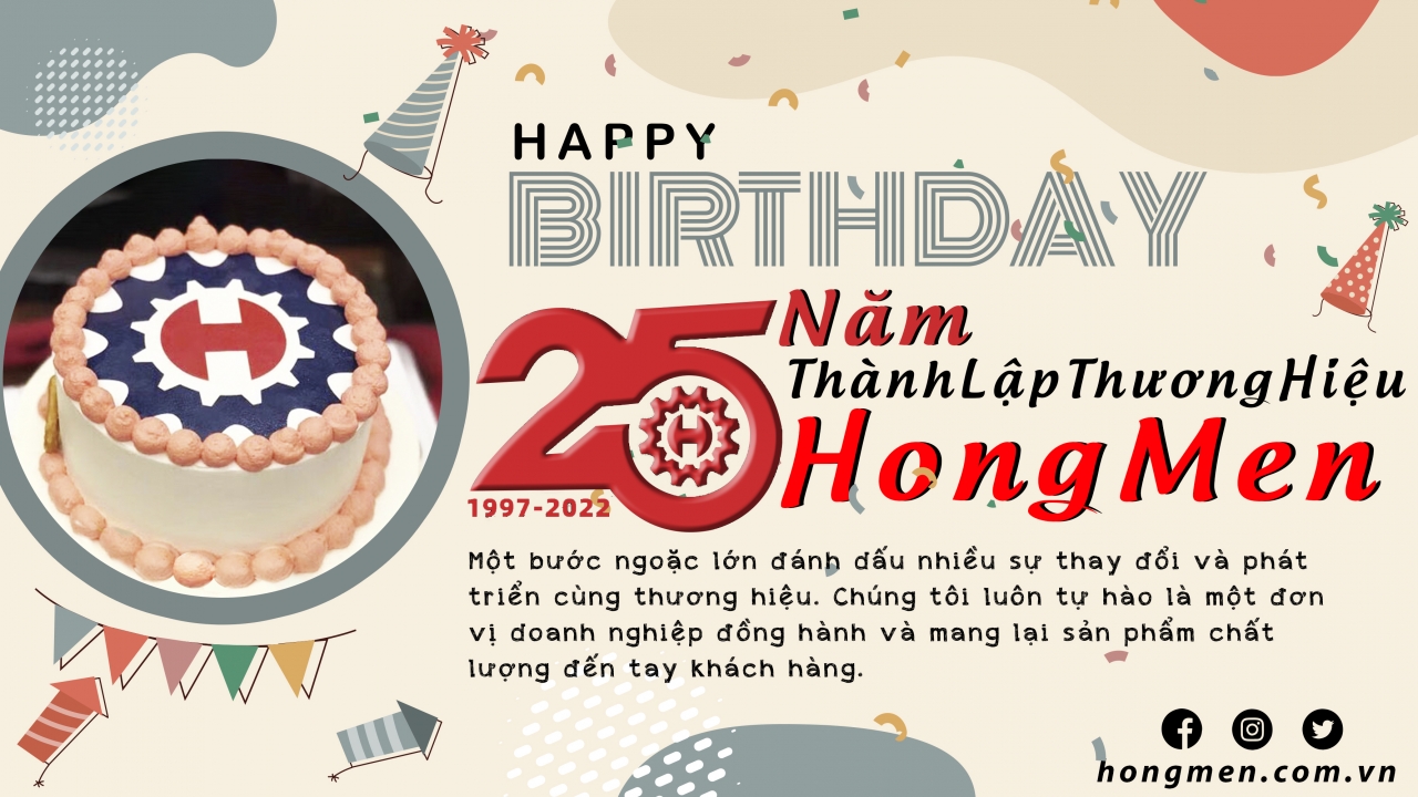 Mừng sinh nhật thứ 25 của thương hiệu cổng xếp HongMen