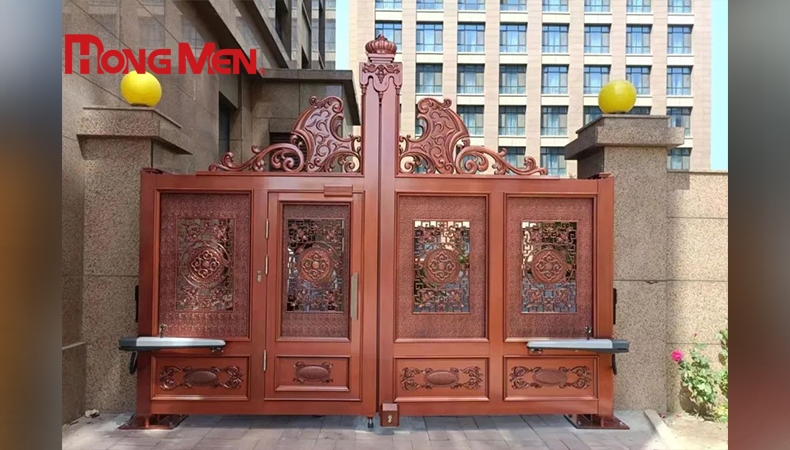 Thi công lắp đặt cổng nhôm đúc như thế nào?