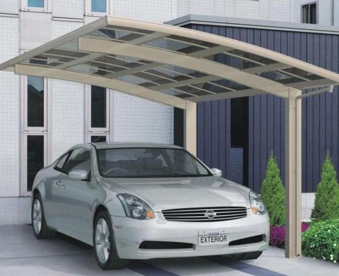 Top những mẫu mái che ô tô trước nhà đẹp