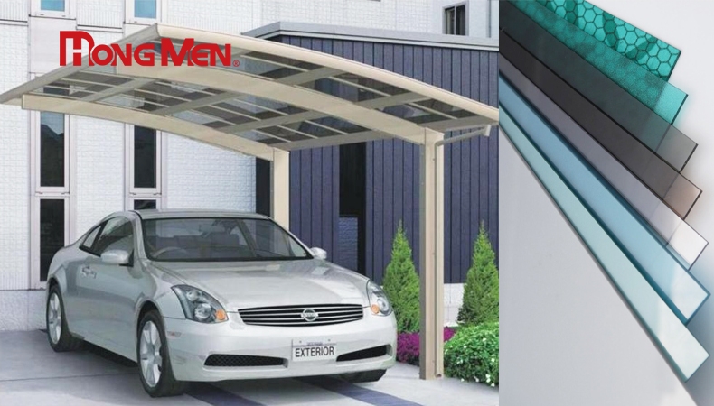 Ưu thế nổi bật của mái che Polycarbonate trong xây dựng ngày nay