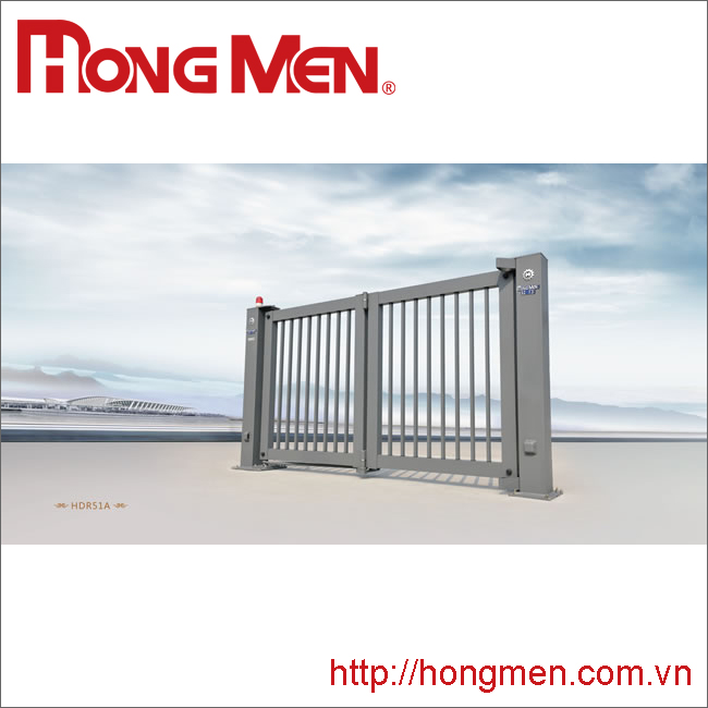 Cổng biệt thự trượt xếp tự động HDR51A