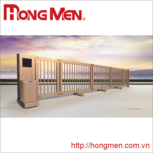 Cổng trượt xếp tự động HSG61A