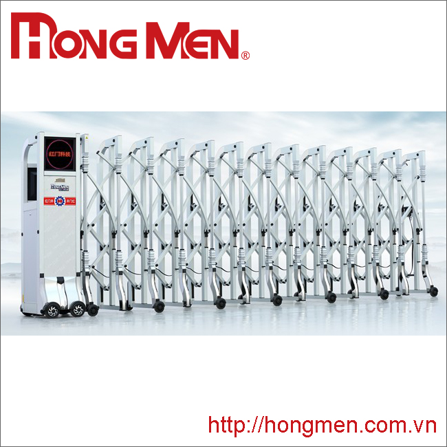 Cổng xếp hợp kim nhôm H670-Y