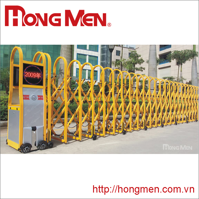 Cổng xếp hợp kim nhôm Khúc Mỹ SQM-F
