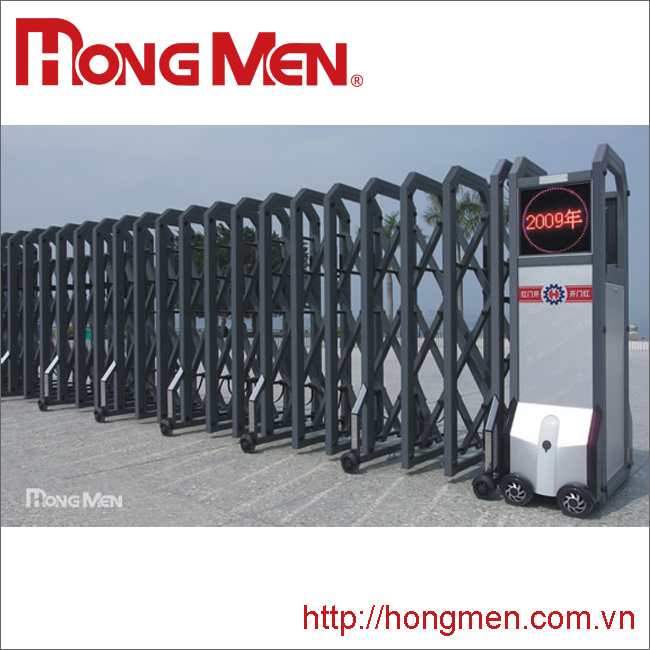 Cổng xếp hợp kim nhôm S690B-G