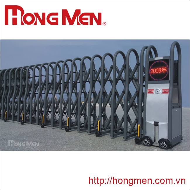 Cổng xếp hợp kim nhôm SQMB-G