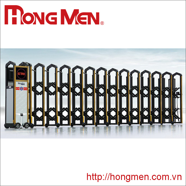 Cổng xếp tự động Hắc Kim Cang C