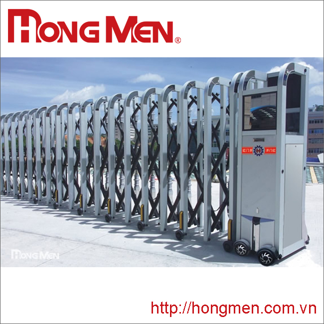 Cổng xếp tự động hợp kim nhôm H670-YH