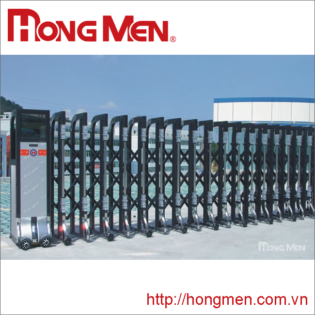 Cửa cổng xếp hợp kim nhôm H670B-H