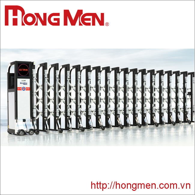 Cửa cổng xếp hợp kim nhôm H670B-HY
