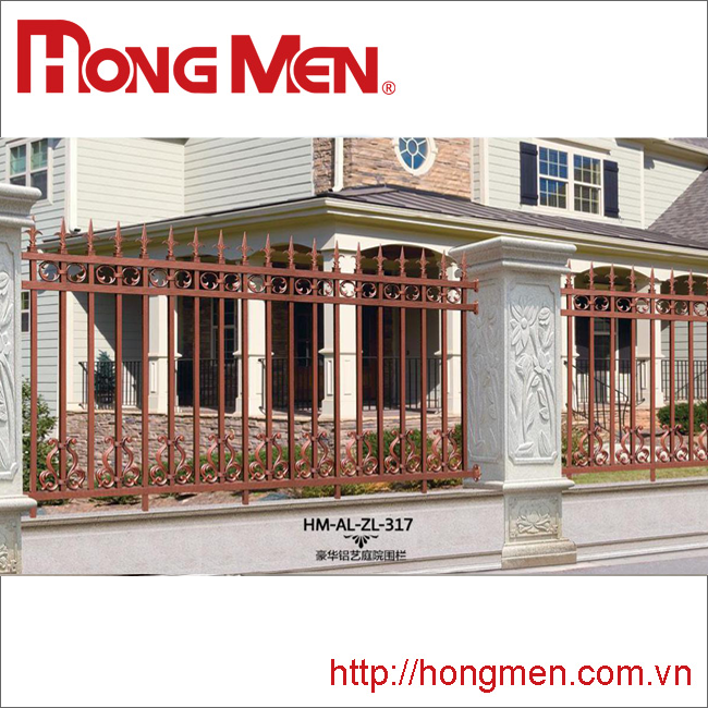 Hàng rào hợp kim nhôm HM-AL-ZL-317