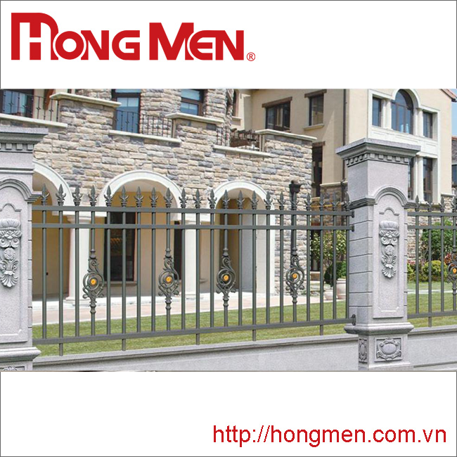 Hàng rào hợp kim nhôm HM-AL-ZL-323