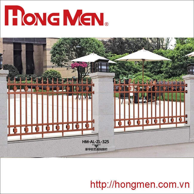 Hàng rào hợp kim nhôm HM-AL-ZL-325